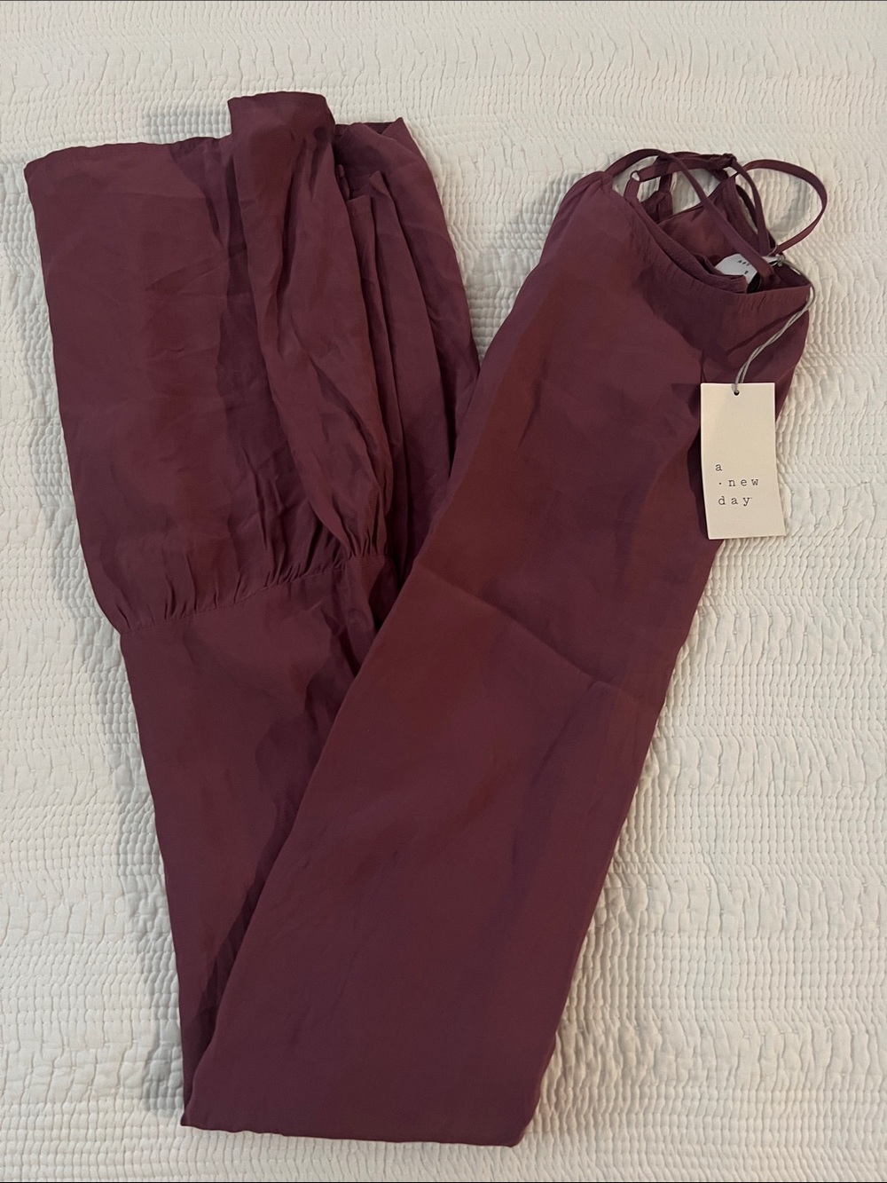 a new day Burgundy Sleeveless Maxi Dress